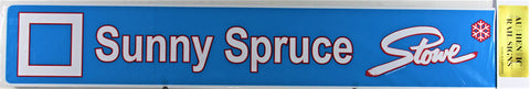 Sunny Spruce Trail Sign