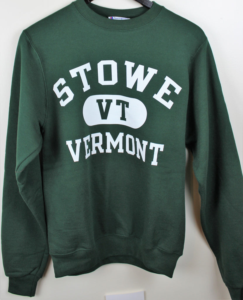 Stowe Arch Crew Sweatshirt Green – Shaw's General Store