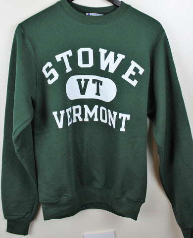 Stowe Arch Crew Sweatshirt Green