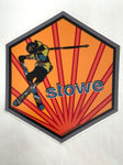 Crossed Skis Sticker