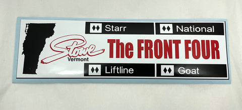 Front Four Sticker