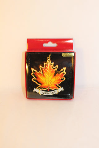 Vermont Maple Leaf Ornament