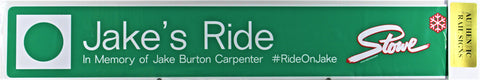 Jake's Ride Trail Sign