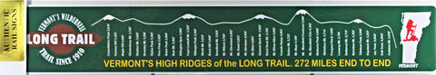 Long Trail Ridges Sign