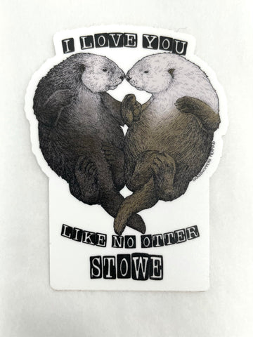 Otter  Love Sticker