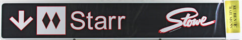 Starr Trail Sign