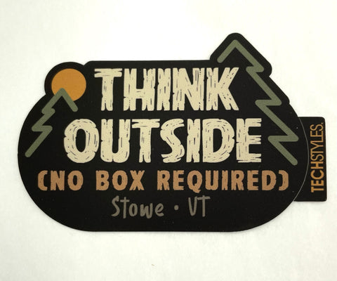 Think Outside Sticker