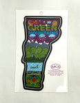 Vermont Shape Euro Sticker