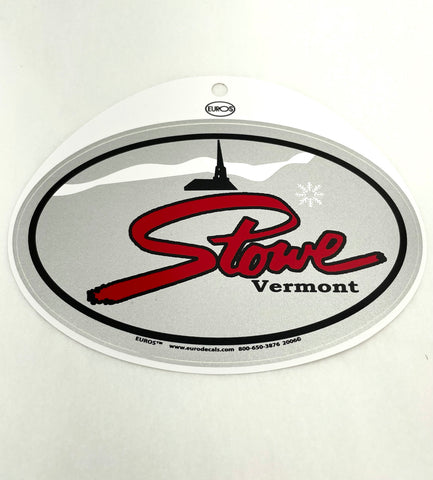 Silver Stowe Church Euro Sticker