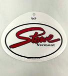 White Stowe Euro Sticker