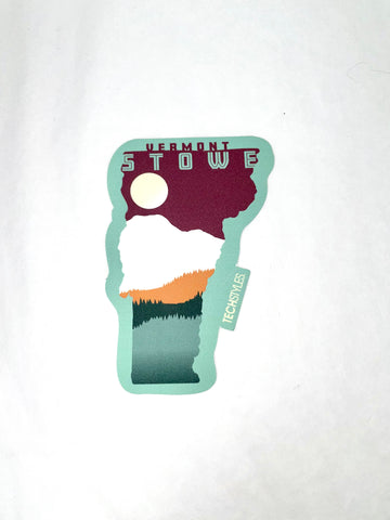 Vermont Moon Sticker