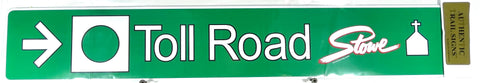 Toll Road Trail Sign
