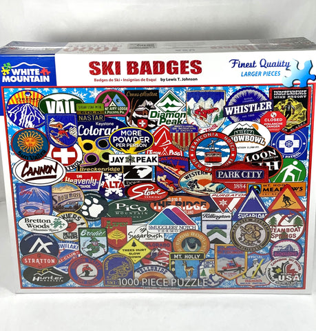 Ski Badges 1000pc Puzzle