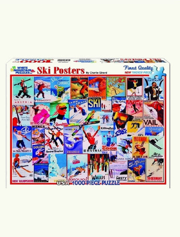 Ski Poster 1000 Piece Puzzle